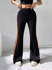 The Sasha Side-Stripe Flare Pant