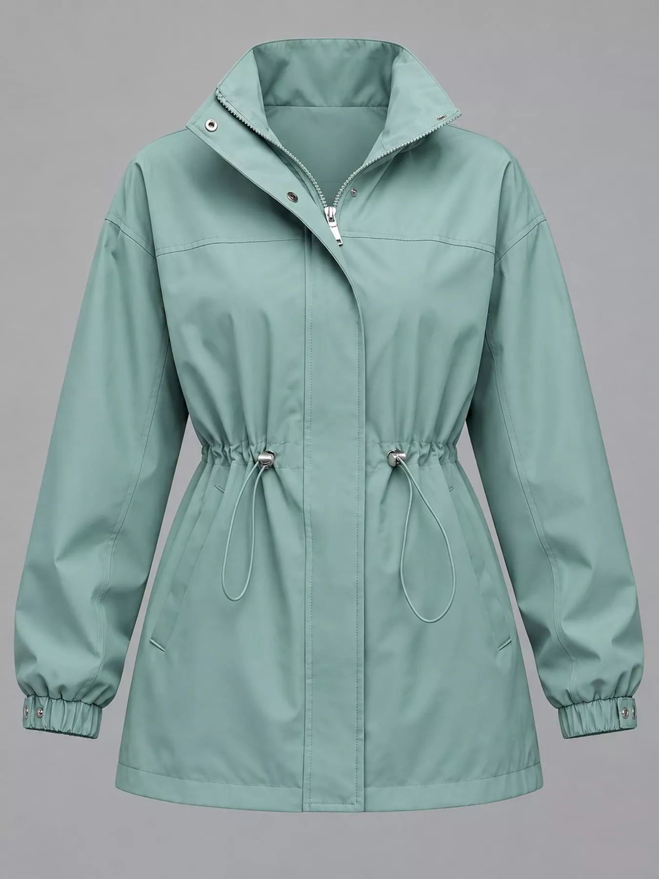The Breeze Hooded Drawstring Windbreaker