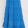 Cotton Gauze Tiered Maxi Skirt