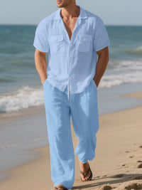 The Ashford Shirt & Pants Set – casual shirt and pants set, view 6