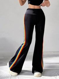 The Sasha Side-Stripe Flare Pant