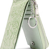 Embossed Floral Leather Bifold Wallet