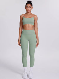 The Lucia Criss-Cross Cami & Legging Set