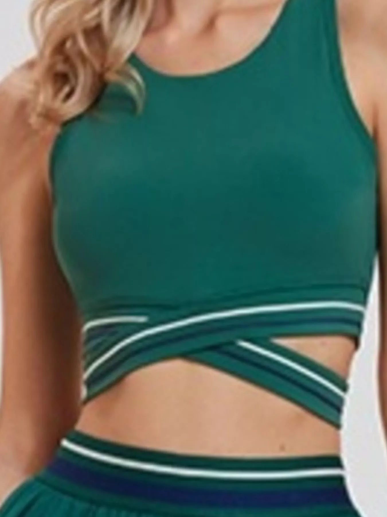The Kenna Criss-Cross Crop Tank