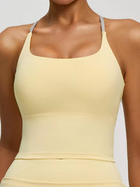 The Greta Criss-Cross Back Sports Bra