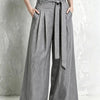 Full Size Wide-Leg Paperbag Waist Pants Plus Size