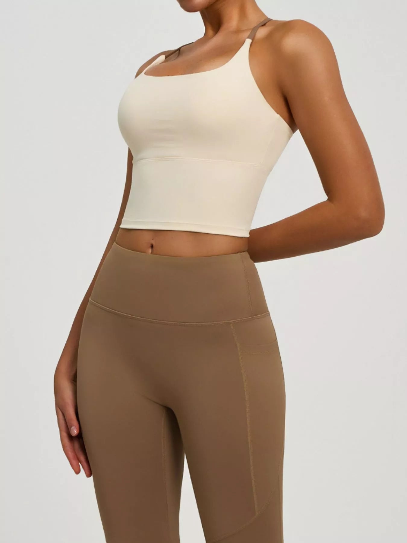The Greta Criss-Cross Back Sports Bra