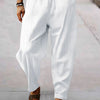 Plus Size Drawstring Pants with Pockets for Men