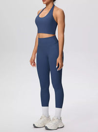 The Lucia Halter Crop Top & Legging Set