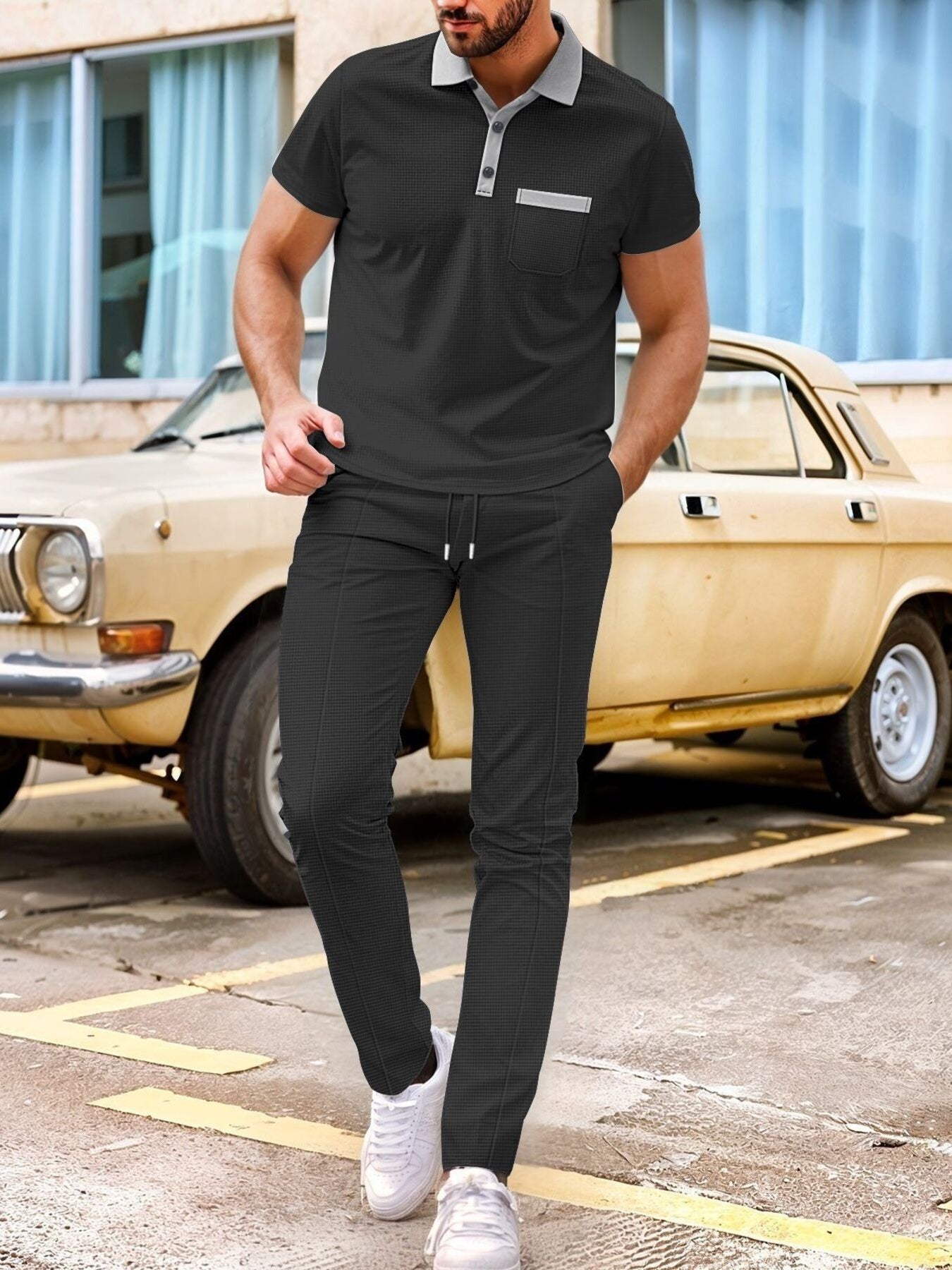 The Fairway Polo & Pants Set – polo and pants set, view 4