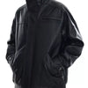 Men's Plus Size Stand Collar Leather Jacket