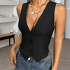 Slim Fit Button-Down Vest