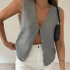 Comfortable Rope Woolen Vest