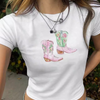 Boots Hot Girls T-Shirt