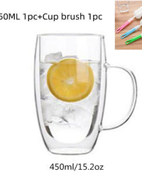 Heart Shaped Glass Cup for Coffee, Espresso, Champagne, Wine, Milk, Juice Drinkware and Bar Utensil