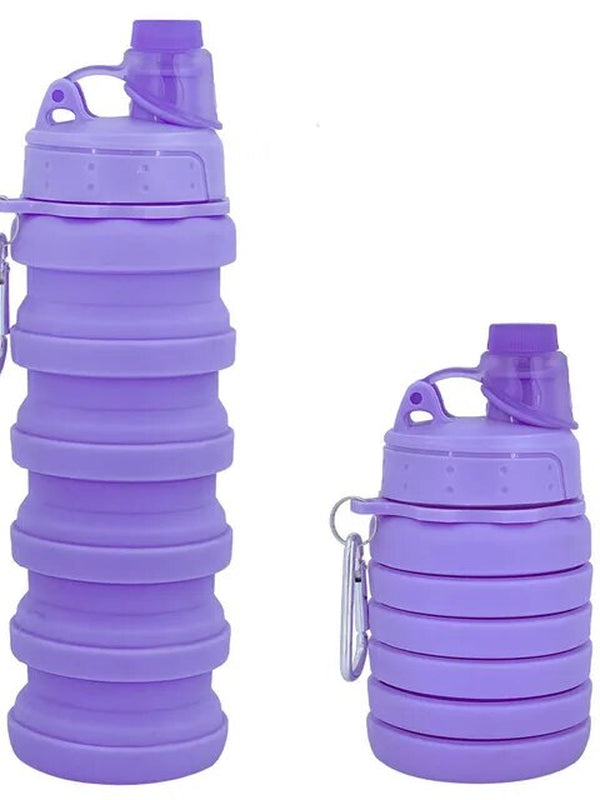 New Portable Silicone Water Bottle Retractable Folding Coffee Bottle Cups E Outdoor Travel Tools Collapsible Sport Bottles