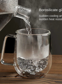 Heart Shaped Glass Cup for Coffee, Espresso, Champagne, Wine, Milk, Juice Drinkware and Bar Utensil