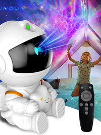 Starry Sky Astronaut Galaxy Projector LED Night Light: Ideal Home Decor for Bedroom, Children's Gifts