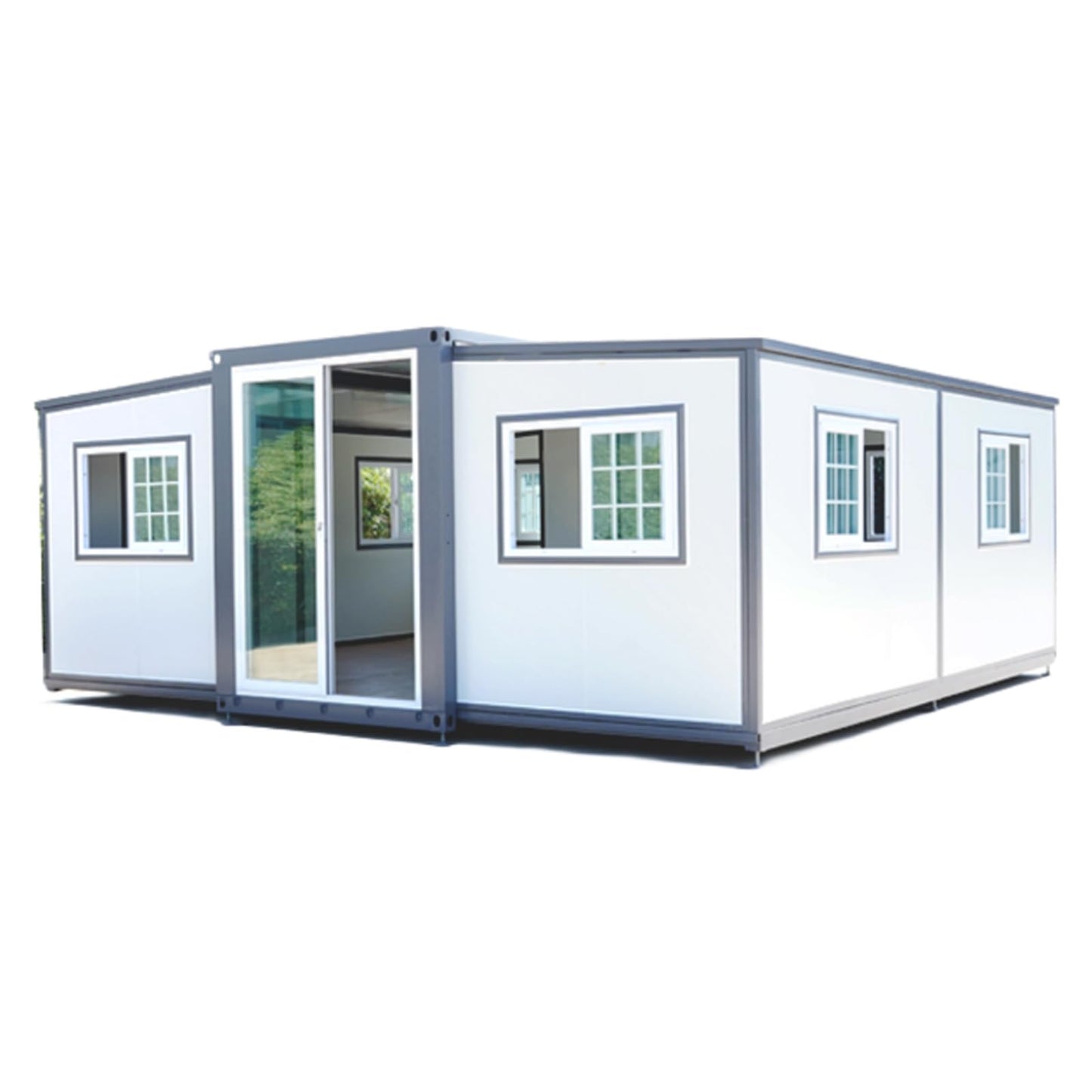Chery Industrial Expandable Prefab House 19ft x 20ft with Cabinet,Exquisitely Designed Modern Villa Prefab House for Live,Work