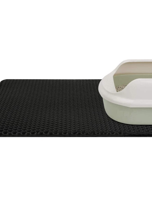 Waterproof Pet Cat Litter Mat Double Layer Pet Litter Box Mat Non-Slip Sand Cat Pad Washable Bed Mat Clean Pad Products