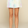 Tie-dye Printed Jersey Shorts