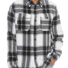 Men's Checkered Soft Flannel Shacket