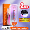 Premium 8K Anti-Spy Oleophobic Screen Protector - Effortless Dust-Free Installation for iPhone 11, 12, 13, 14, XS, X, and More!