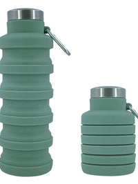 New Portable Silicone Water Bottle Retractable Folding Coffee Bottle Cups E Outdoor Travel Tools Collapsible Sport Bottles