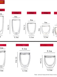 Heart Shaped Glass Cup for Coffee, Espresso, Champagne, Wine, Milk, Juice Drinkware and Bar Utensil