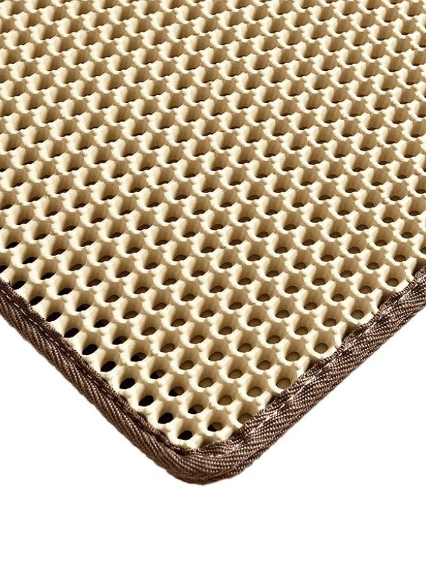 Waterproof Pet Cat Litter Mat Double Layer Pet Litter Box Mat Non-Slip Sand Cat Pad Washable Bed Mat Clean Pad Products