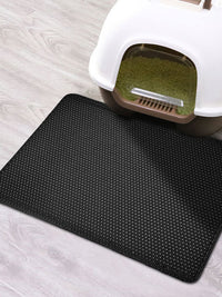 Waterproof Pet Cat Litter Mat Double Layer Pet Litter Box Mat Non-Slip Sand Cat Pad Washable Bed Mat Clean Pad Products
