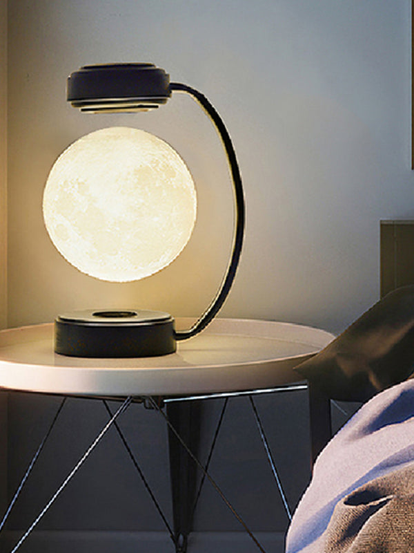 Transform Your Space: Enchanting 3D Levitating Moon Lamp | Wireless LED with Mesmerizing Rotation | Three Soothing Colors | Create a Magical Atmosphere in Your Bedroom | The Ultimate Novelty Christmas Gift"