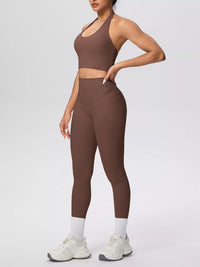 The Lucia Halter Crop Top & Legging Set