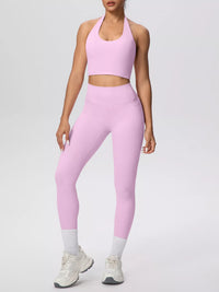 The Lucia Halter Crop Top & Legging Set