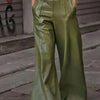 High Waist Wide Flare Pants