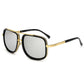 Urban Edge: Men's Square Pilot Sunglasses for Modern Style & Protection