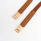 PU Elastic Skinny Belt