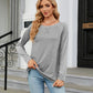 Round Neck Long Sleeve T-Shirt