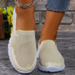 Breathable Mesh Round Toe Slip-Ons