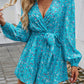 Devine Tied Surplice Long Sleeve Romper