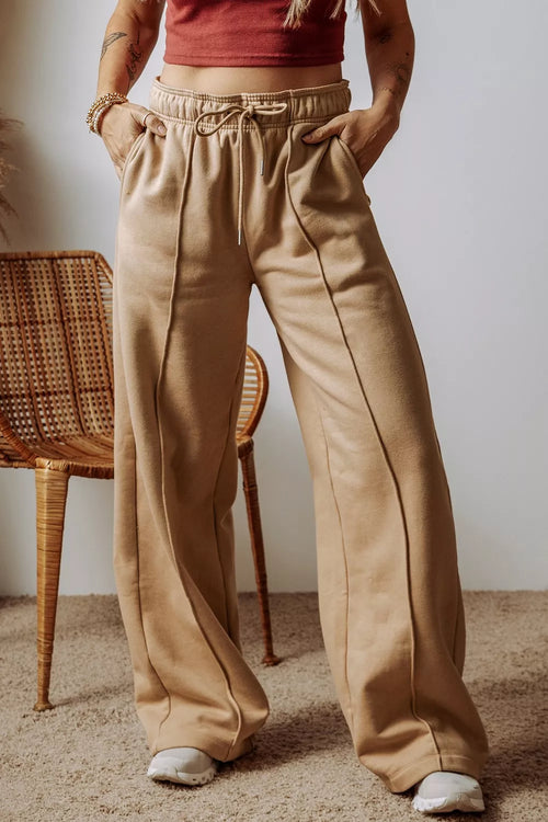 Wide Leg Drawstring Pants