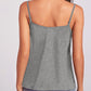 FAM-FAM Geometric V-Neck Spaghetti Strap Cami