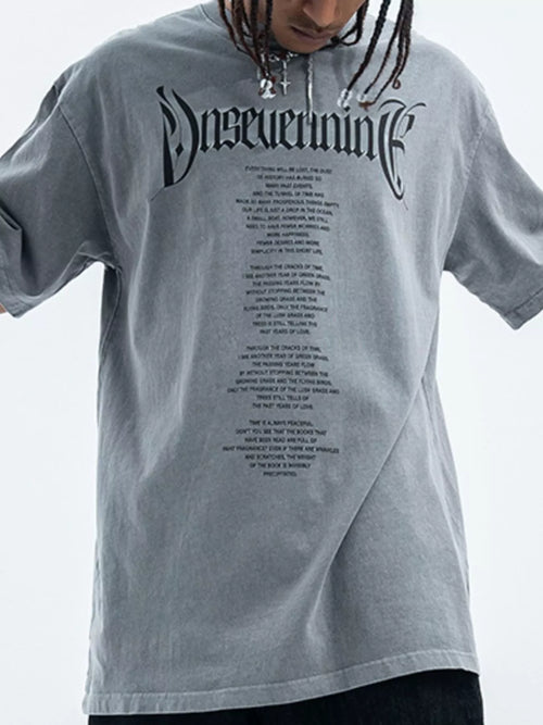 Men's Short Sleeve Oversized T-Shirt