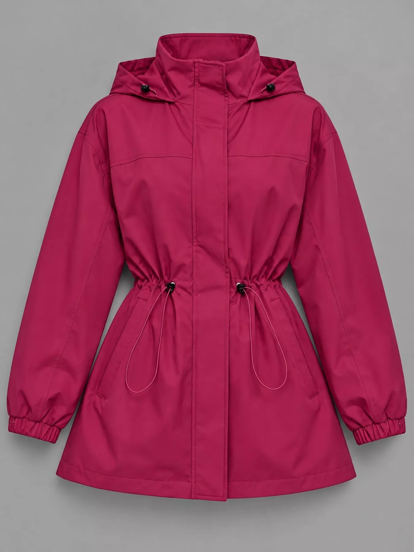 The Breeze Hooded Drawstring Windbreaker