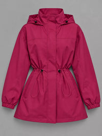 The Breeze Hooded Drawstring Windbreaker