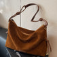 Suede Large Shoulder Bag