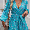 Devine Tied Surplice Long Sleeve Romper