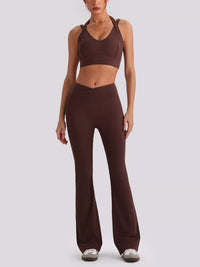 The Cleo Criss-Cross V-Neck Tank & Legging Set