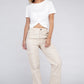 Everyday Wear Elastic-Waist Cargo Pants