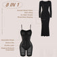 Basic Bae Built-In Shapewear Square Neck Long Sleeve Maxi Dress